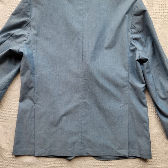 Black Brown 1826 Men's Classic Casual Everyday to Formal Button Up Blazer- Blue - Picture 5 of 10